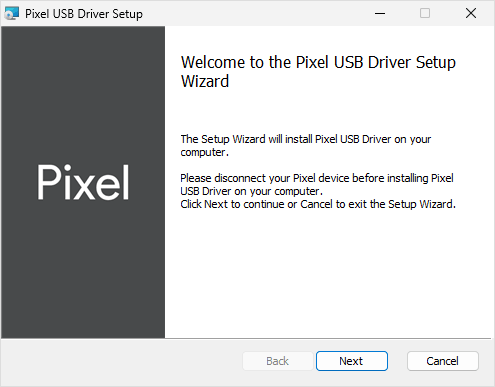 Google Pixel USB Driver